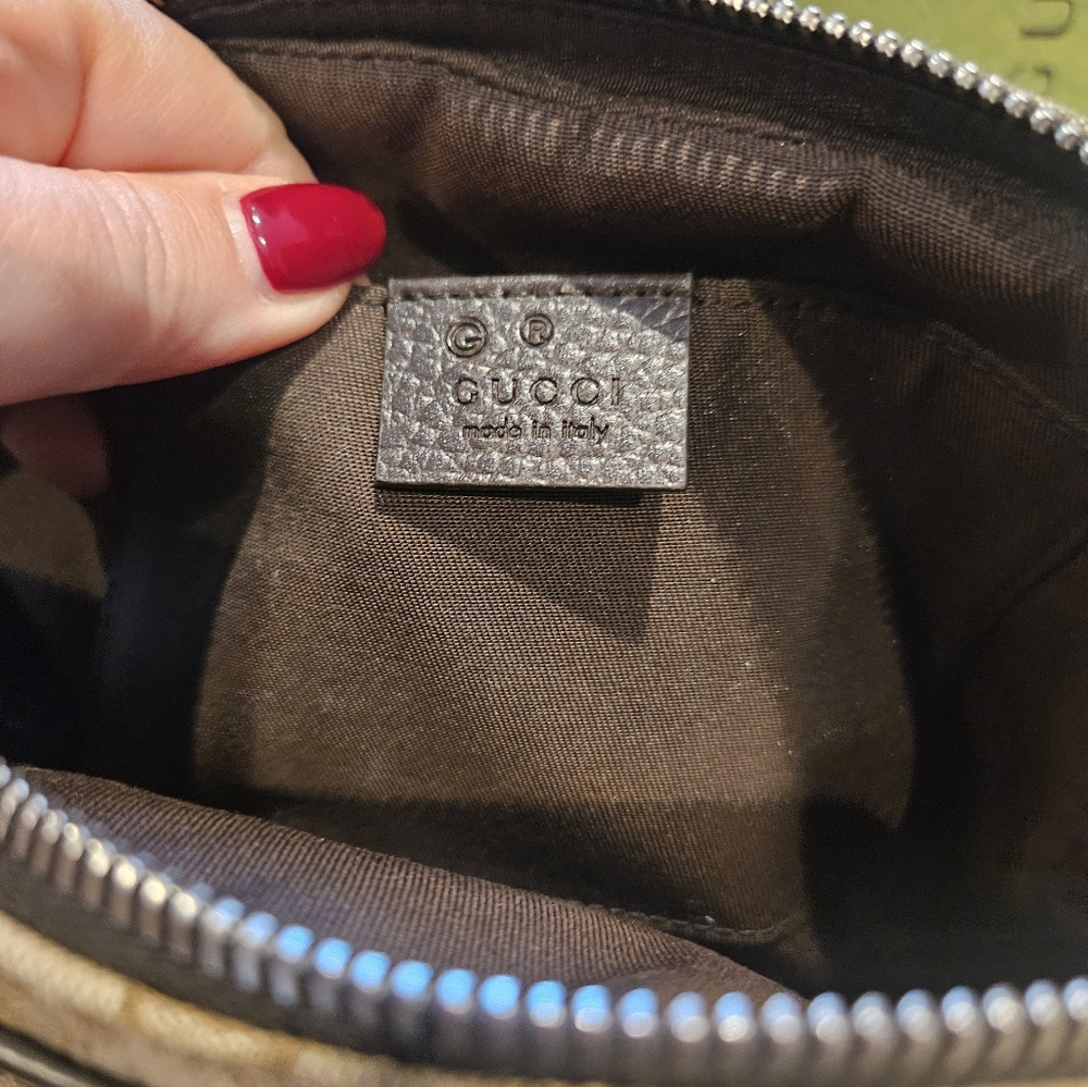 Gucci Original GG Guccissima Canvas Beige Fanny Pack Belt Bag New - Picture 12 of 13